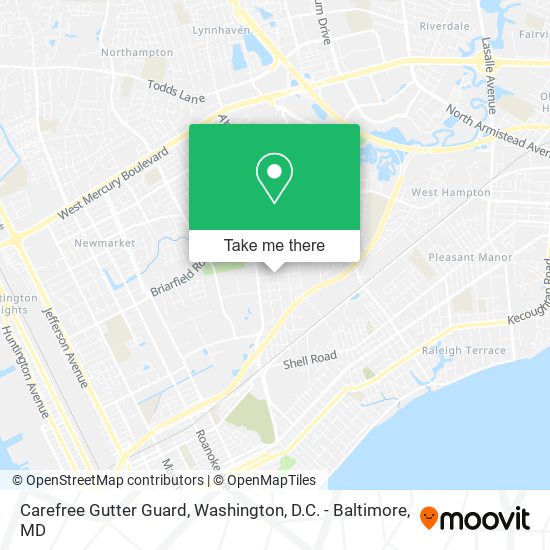 Mapa de Carefree Gutter Guard