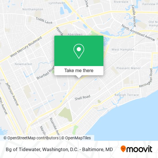 Bg of Tidewater map