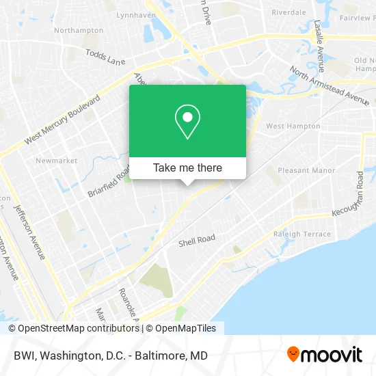 BWI map