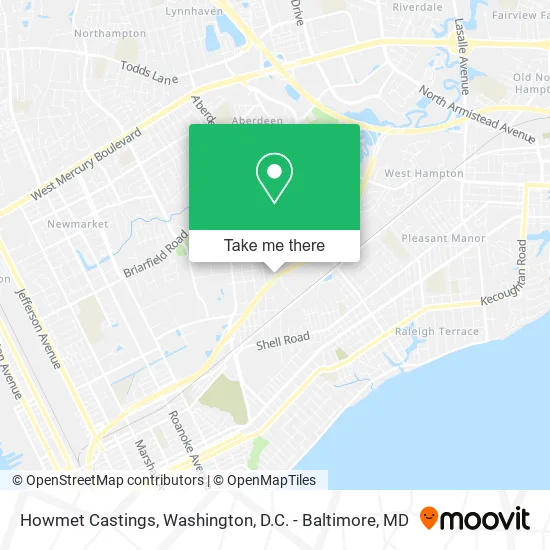 Howmet Castings map