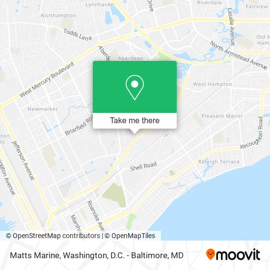 Matts Marine map