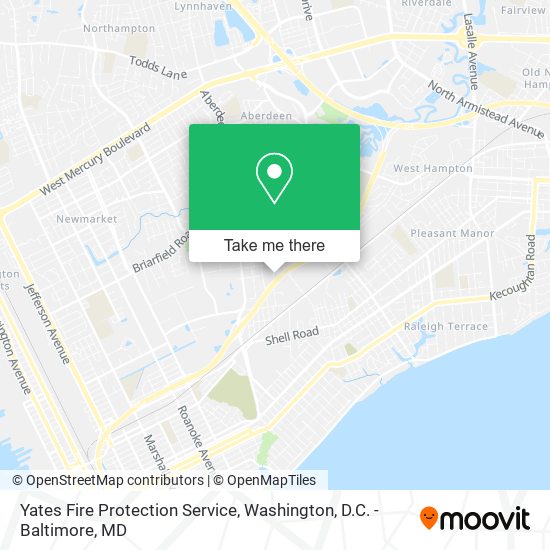 Mapa de Yates Fire Protection Service