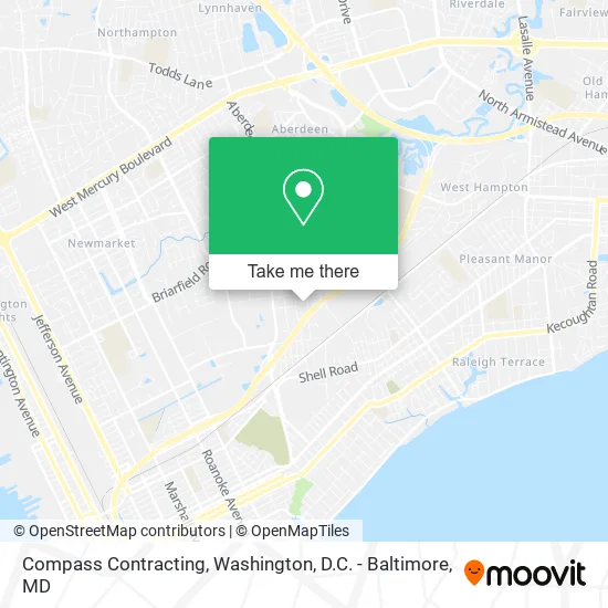 Compass Contracting map
