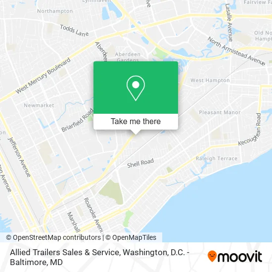 Allied Trailers Sales & Service map