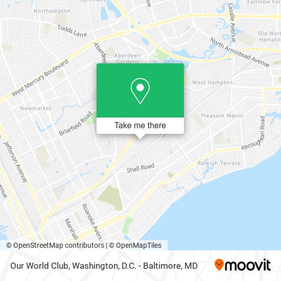 Our World Club map