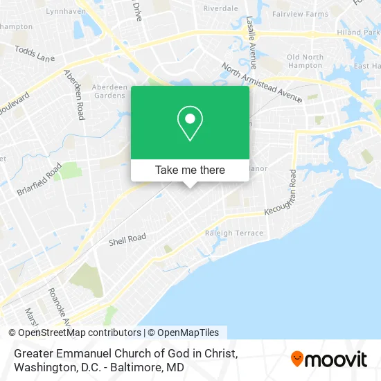 Greater Emmanuel Church of God in Christ map