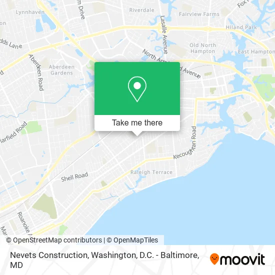 Nevets Construction map