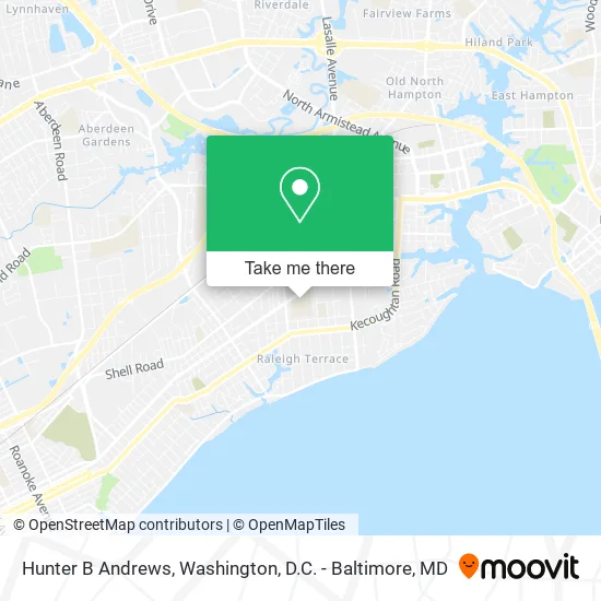 Hunter B Andrews map