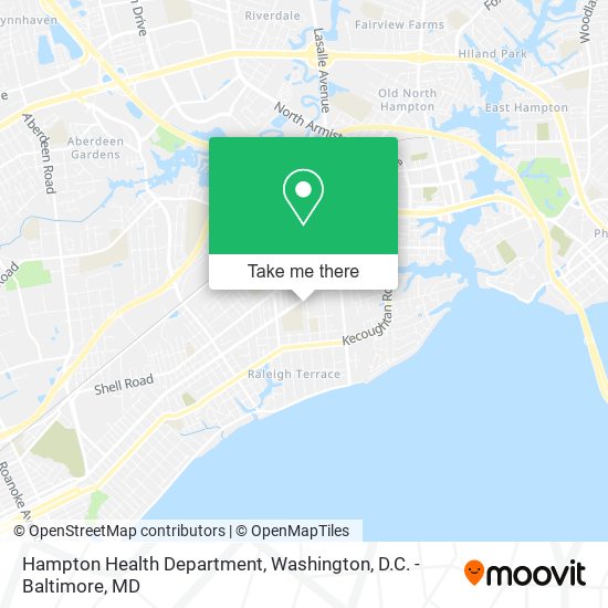 Mapa de Hampton Health Department