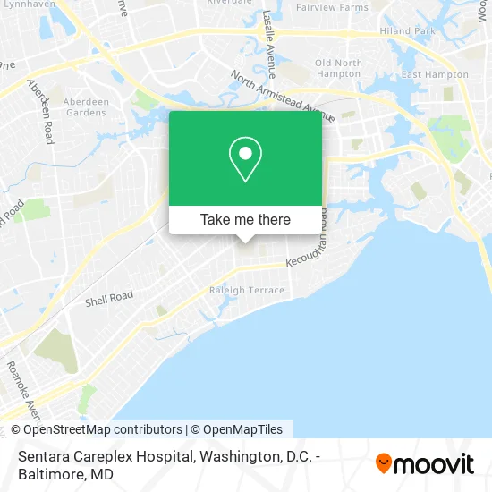 Mapa de Sentara Careplex Hospital