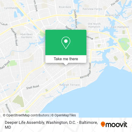 Deeper Life Assembly map