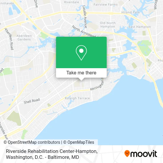 Riverside Rehabilitation Center-Hampton map