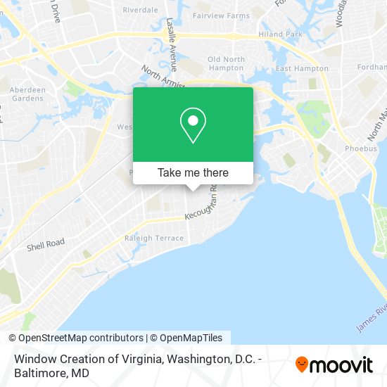 Window Creation of Virginia map