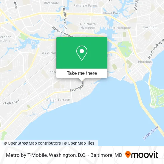 Metro by T-Mobile map