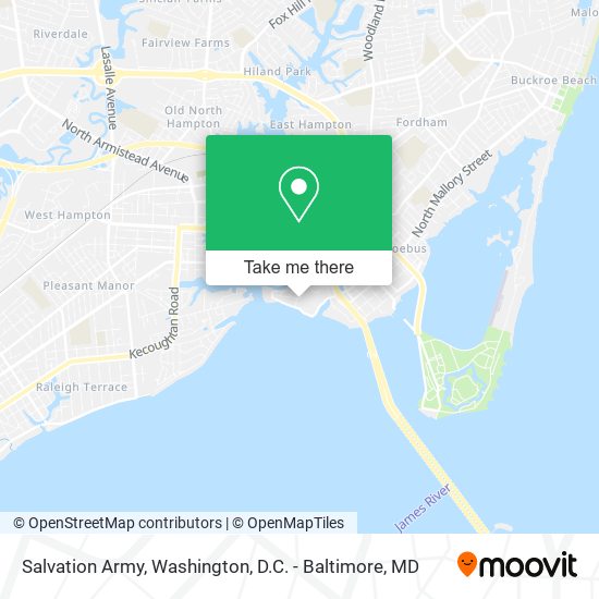 Mapa de Salvation Army