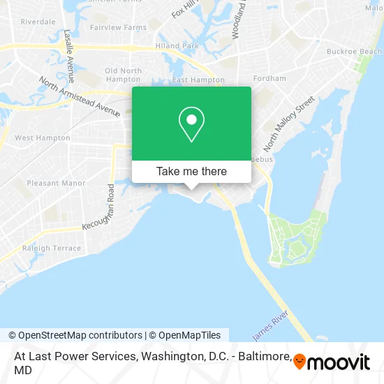 At Last Power Services map