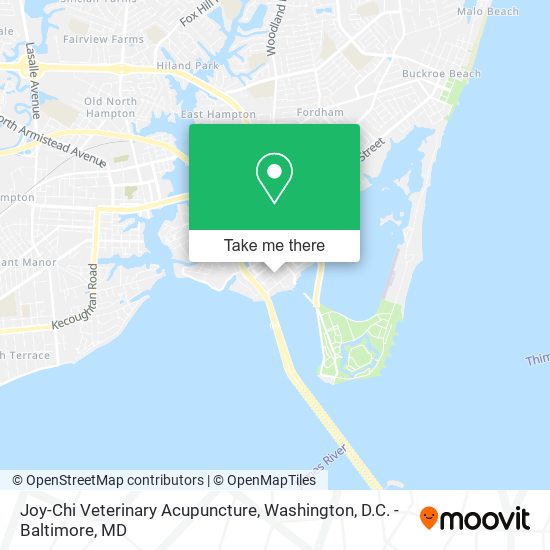 Mapa de Joy-Chi Veterinary Acupuncture