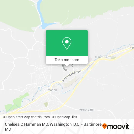 Chelsea C Hamman MD map