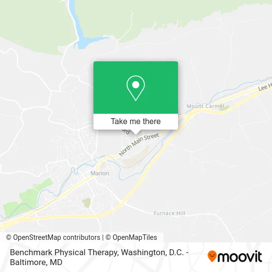 Benchmark Physical Therapy map