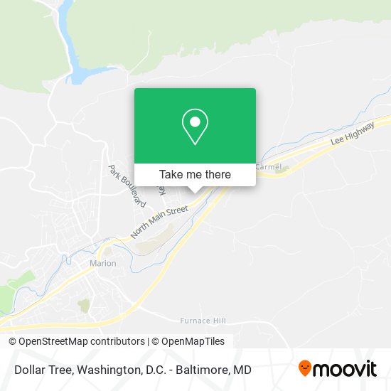 Mapa de Dollar Tree