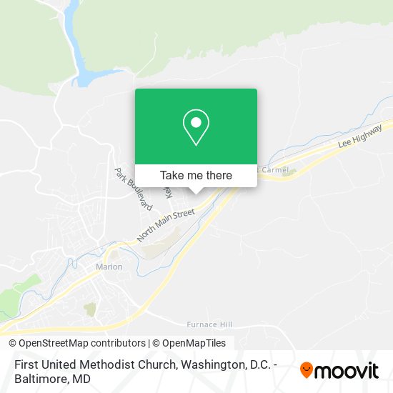 Mapa de First United Methodist Church