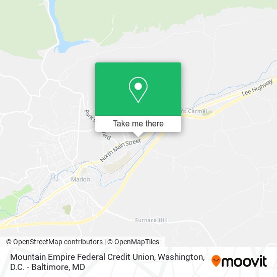 Mountain Empire Federal Credit Union map