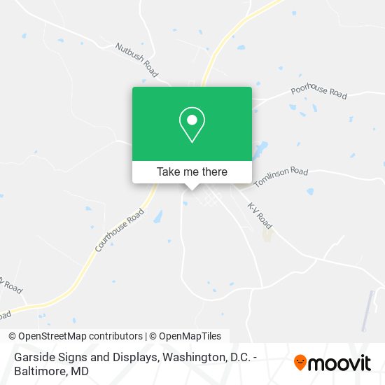 Mapa de Garside Signs and Displays