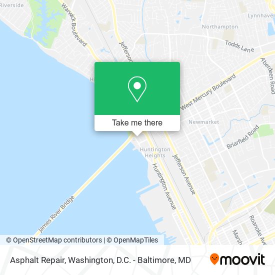 Asphalt Repair map