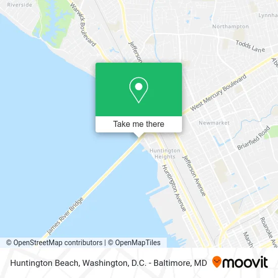 Huntington Beach map