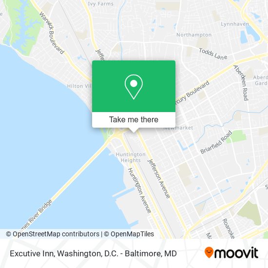 Excutive Inn map