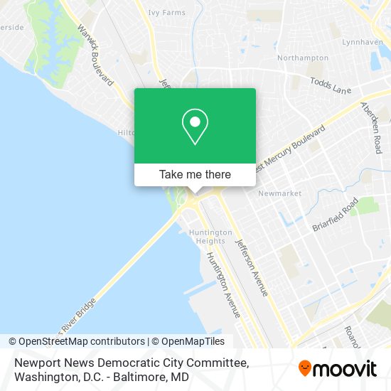 Newport News Democratic City Committee map