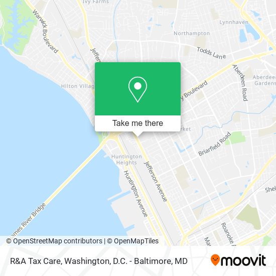 R&A Tax Care map