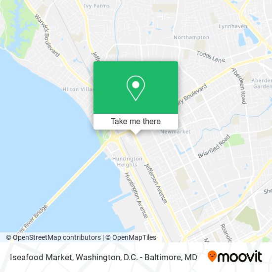 Iseafood Market map
