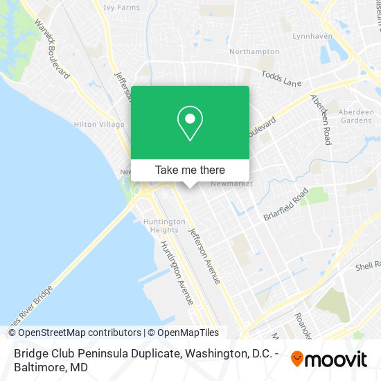 Mapa de Bridge Club Peninsula Duplicate