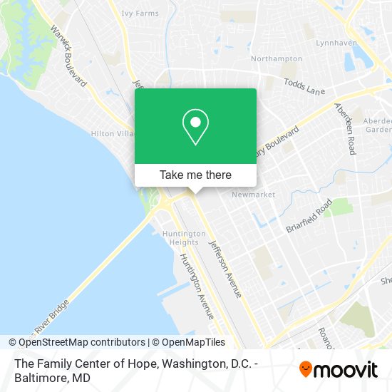 Mapa de The Family Center of Hope