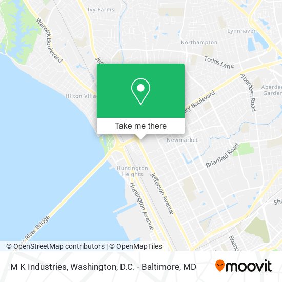 M K Industries map