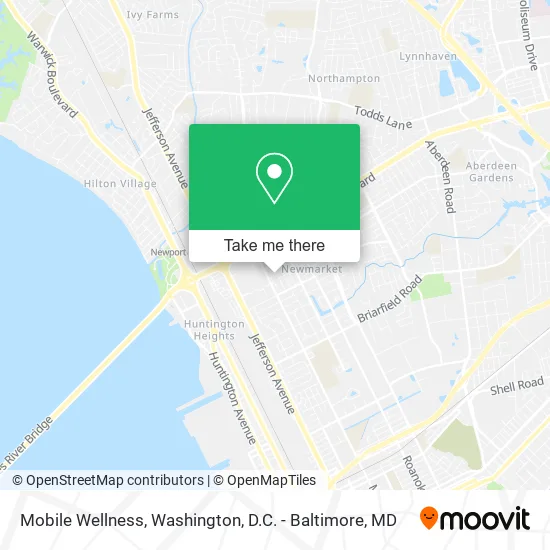 Mobile Wellness map