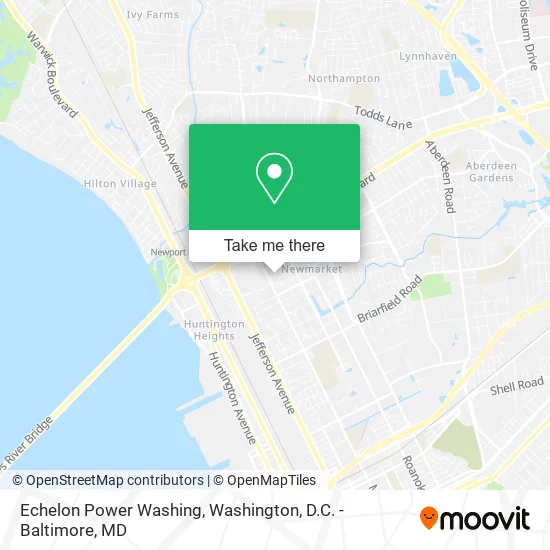Echelon Power Washing map