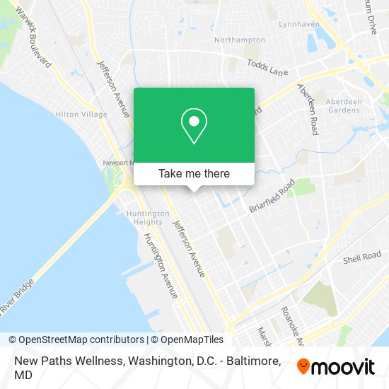 New Paths Wellness map