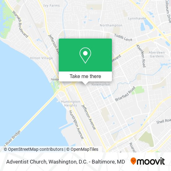 Adventist Church map