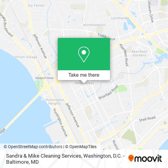 Mapa de Sandra & Mike Cleaning Services