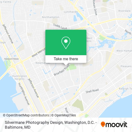Silvermane Photography Design map