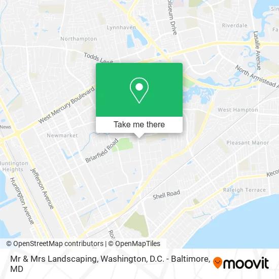 Mr & Mrs Landscaping map