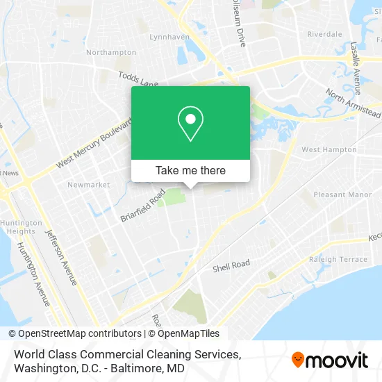World Class Commercial Cleaning Services map