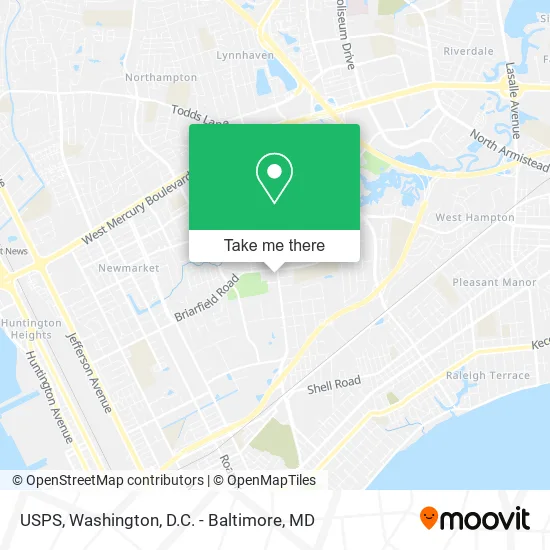 USPS map