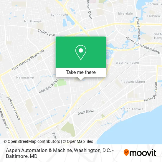 Mapa de Aspen Automation & Machine