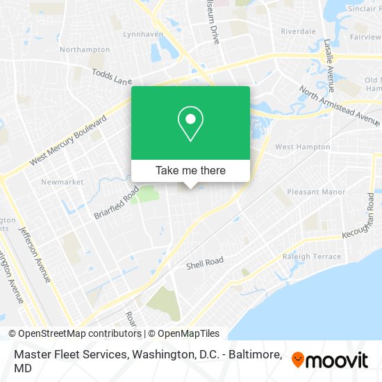 Mapa de Master Fleet Services