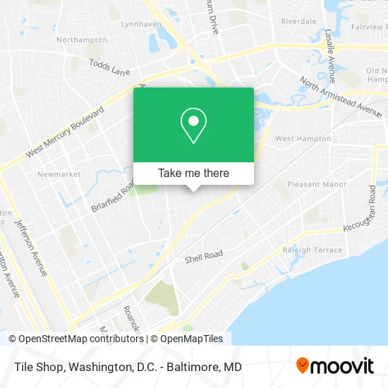 Tile Shop map