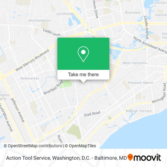 Action Tool Service map