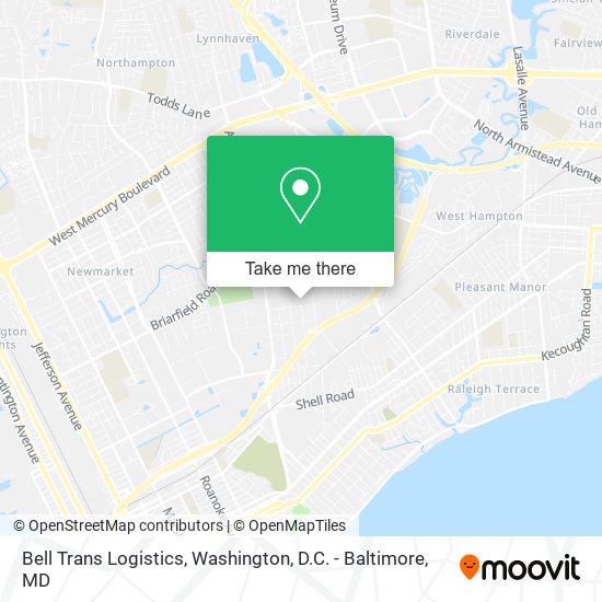 Bell Trans Logistics map